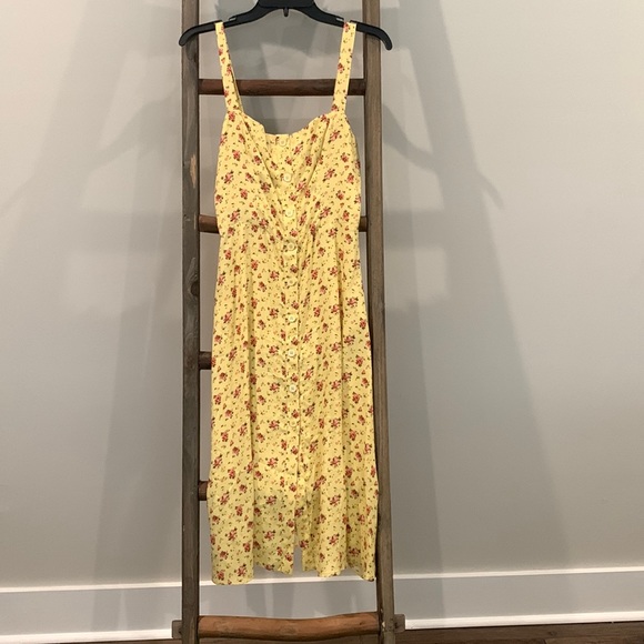 REFORMATION | Floral Midi Dress Sz 4 - Picture 7 of 13